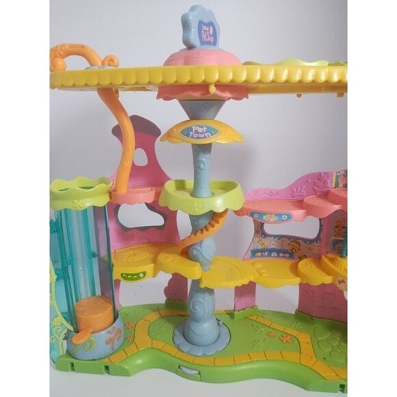 Littlest Pet Shop Round and Round Pet Town Ville Maison 2006 Hasbro - Picture 3 of 7